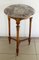 Vintage Brass Mounted Table in Walnut and Marble, Image 1