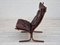 Norwegian Siesta Lounge Chair in Leather and Bentwood by Ingmar Relling for Westnofa, 1960s 12