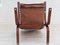 Norwegian Siesta Lounge Chair in Leather and Bentwood by Ingmar Relling for Westnofa, 1960s 2