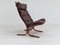 Norwegian Siesta Lounge Chair in Leather and Bentwood by Ingmar Relling for Westnofa, 1960s 22