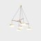 Emily Group of Five Ceiling Lamp in Brass by Daniel Becker 4