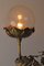Jugendstil Stehlampe aus Bronze & Messing & Eichenlaub, 1890er 4