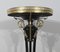 Small Napoleon III Dark Wood & Marble Cottage Table, 19th Century 10