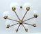 Mid-Century Pendant Lamp in Brass and Bubble Glass from Kaiser Leuchten, 1960s 6
