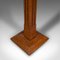 Victorian English Oak Pedestal, 1880s 8