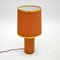 Brass and Textile Table Lamp, 1970s 3