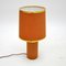 Lampe de Bureau en Laiton et Textile, 1970s 3