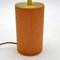 Brass and Textile Table Lamp, 1970s 5