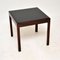 Danish Wood and Leather Coffee or Side Table, 1960s, Image 1