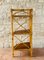 Mid-Century Bamboo & Rattan 3-Tier Corner Shelf, 1960s 11