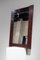 Late 20th Century Scandinavian Rectangular Mirror with Rosewood Frame, Image 2