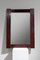 Late 20th Century Scandinavian Rectangular Mirror with Rosewood Frame 1