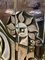 Boleslaw Danikowski, Grande pannello astratto, anni '50, ceramica, con cornice, Immagine 3