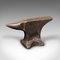 Small Edwardian English Jewellers Anvil in Cast Iron and Oak, 1910s, Set of 3, Image 10