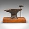 Small Edwardian English Jewellers Anvil in Cast Iron and Oak, 1910s, Set of 3, Image 1