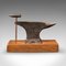 Small Edwardian English Jewellers Anvil in Cast Iron and Oak, 1910s, Set of 3, Image 6