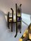 Hammered Glass and Gilt Wrought Iron Sconces from Longobard, Italy, 1970s, Set of 2 6