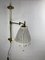 Art Deco Brass Swivel Arc Wall Lamp Lantern, 1920s 3