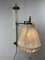 Art Deco Brass Swivel Arc Wall Lamp Lantern, 1920s 12