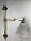 Lámpara de pared Art Déco giratoria de latón, años 20, Imagen 7