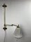 Lámpara de pared Art Déco giratoria de latón, años 20, Imagen 6