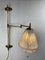 Art Deco Brass Swivel Arc Wall Lamp Lantern, 1920s 13