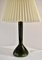 Olive Green Table Lamp by Kastrup Holmegaard 3