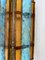 Applique in vetro martellato e ferro battuto dorato di Longobard, Italia, anni '70, set di 2, Immagine 2