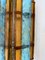 Hammered Glass and Gilt Wrought Iron Sconces from Longobard, Italy, 1970s, Set of 2 2