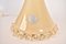Goldene Flakes Tischlampe aus Muranoglas von Pietro Toso 2