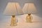 Bullicante Tischlampen aus Muranoglas, 1950er, 2er Set 6