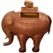 Rattan and Bamboo Elephant Jewelry Box, 1950s 2
