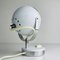 Lámpara de escritorio Eyeball blanca, Italia, años 60, Imagen 6