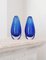 Cobalt Blue Vases by Flavio Poli, 1960s, Set of 2 5