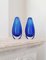 Cobalt Blue Vases by Flavio Poli, 1960s, Set of 2 2