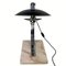 Chrome Desk or Table Lamp with Pink Marble Base, 1950s, Image 21