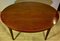 Oval Mahogany Dining Table with 3 Extensions, 1930s 3