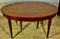 Oval Mahogany Dining Table with 3 Extensions, 1930s, Image 2