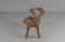Sedie brutaliste con braccioli in quercia, anni '60, set di 4, Immagine 17