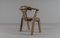 Brutalistische Stühle mit Armlehnen aus Eiche, 1960er, 4er Set 19