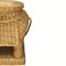 Rattan and Bamboo Elephant Pedestal or Side Table, France, 1970s 12