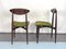 Chaises Vintage en Bois et Velours Vert, Italie, 1950s, Set de 2 9