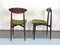 Vintage Stühle aus Holz & Grünem Samt, Italien, 1950er, 2er Set 9