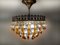 Lámparas de techo vintage de cristal de Murano, años 50. Juego de 2, Imagen 9