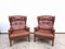 Mid-Century Lounge Chairs in Leather, Set of 2 12