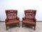 Mid-Century Lounge Chairs in Leather, Set of 2 1