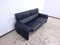 DS 2011 Two-Seater Sofas in Black Leather from de Sede, Set of 2 2