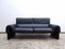 DS 2011 Two-Seater Sofas in Black Leather from de Sede, Set of 2 3