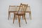 Antonin Suman Beech Dining Chairs, 1970s, Set of 4 8