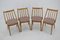 Antonin Suman Beech Dining Chairs, 1970s, Set of 4 4